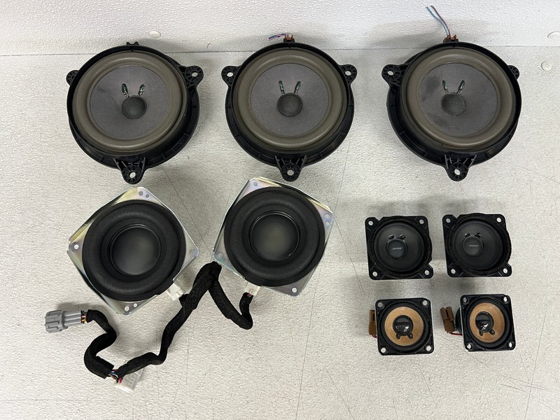 ⭐2009-2014 INFINITI FX35 FX50 FRONT/REAR DOOR SPEAKERS & TWEETERS SET LOT2520