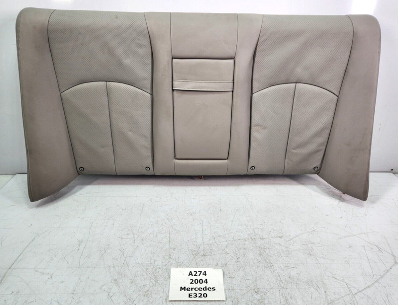 ✅ 03-06 OEM Mercedes E320 W211 Rear Seat Upper Cushion Leather Gray W/ Armrest*