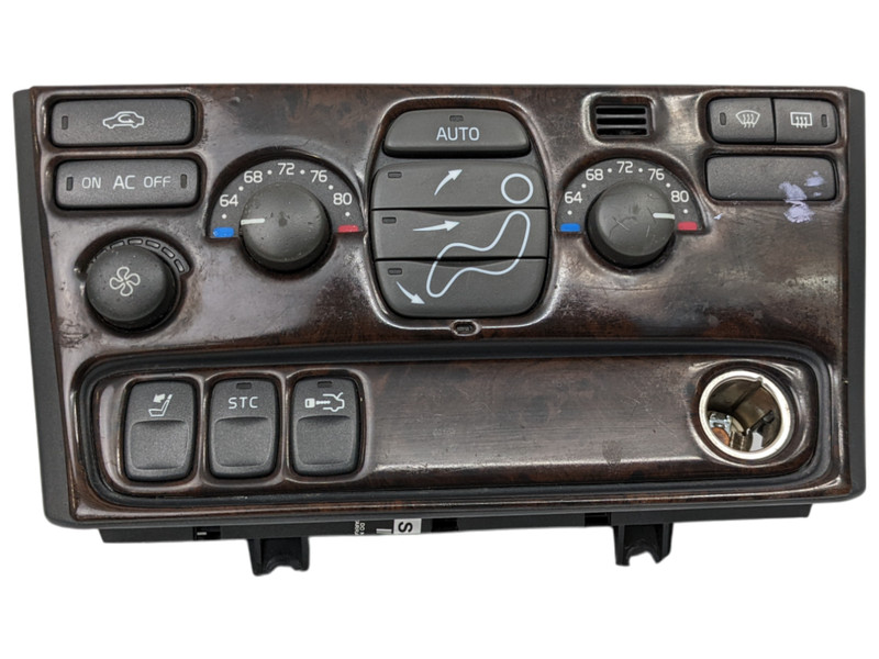 2001-09 Volvo S60 V70 Sedan Dashboard Center AC Climate Control Switch Panel OEM