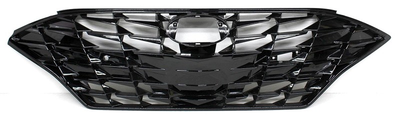 OEM Grille For Hyundai Sonata Gloss Black 86350-L0700EB Chip Scratches No Emblem