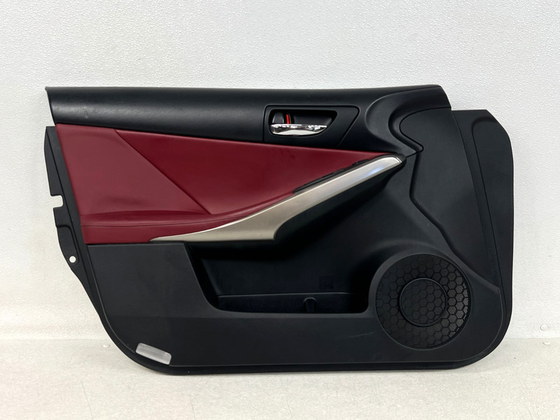 ⭐2014-2020 LEXUS IS200T FRONT LEFT DRIVERS INTERIOR DOOR PANEL RED OEM LOT2748