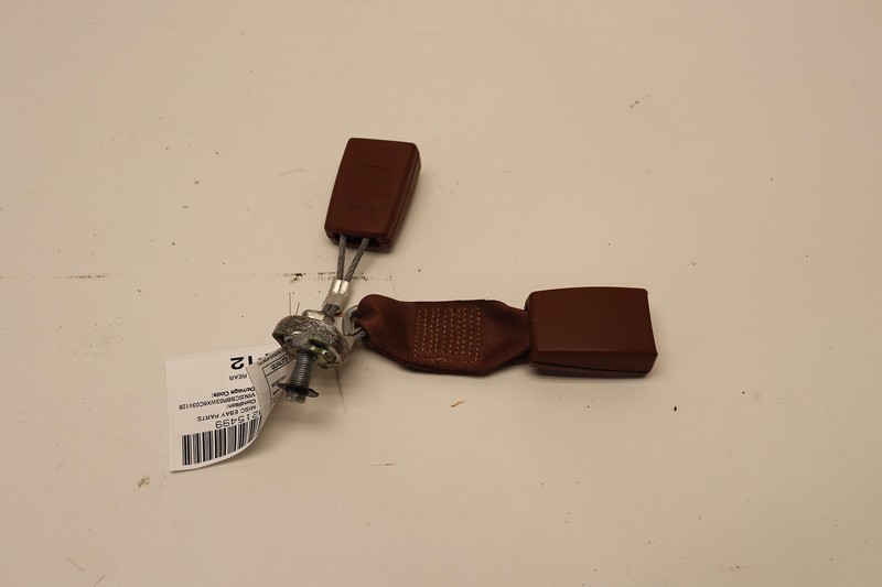 2006-2012 BENTLEY CONTINENTAL REAR LEFT DRIVER SIDE SEAT BELT BUCKLE BROWN OEM