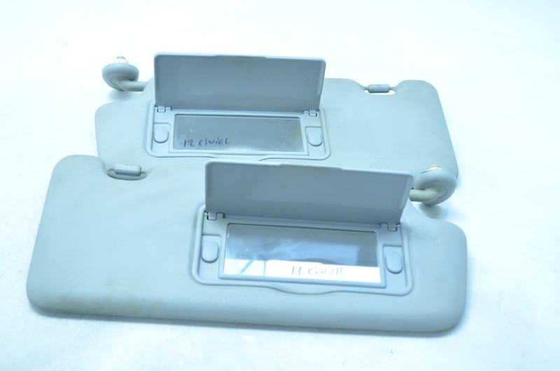 12-15 HONDA CIVIC HYBRID FRONT LEFT / RIGHT SUN VISOR SET OEM