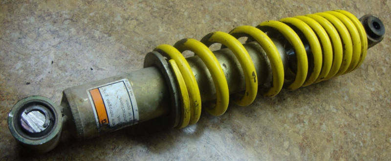 98 Yamaha Blaster YFS200 YFS 200 Rear Center Mono Shock Suspension Spring Yellow