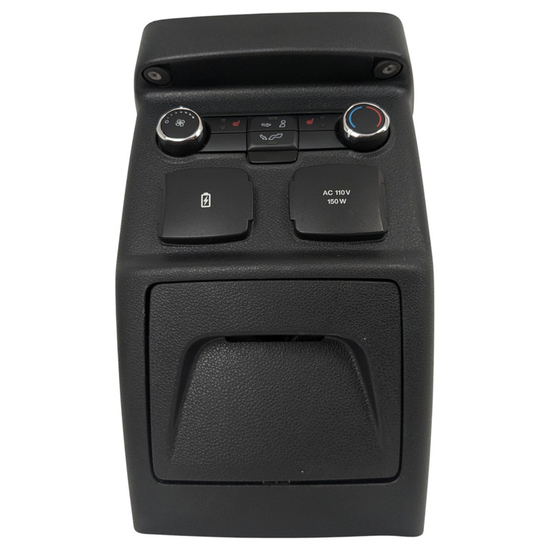 16-19 Ford Explorer Rear Heater AC Air Climate Control Panel W/ Cup Holder Trim
