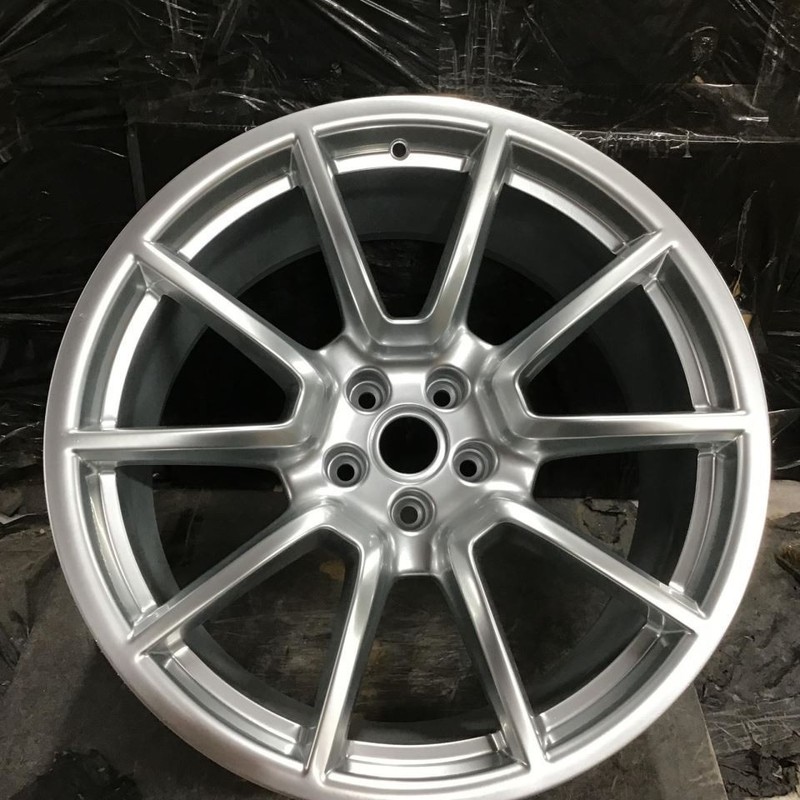2015-2018 Porsche Macan 67613 Wheel 20 x 10 10 Spoke Rear Rim Silver 95B601025BJ