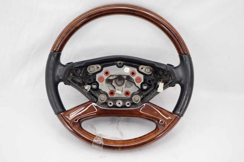 ✅ 10-14 Mercedes W221 S550 S400 CL550 Steering Wheel w/Paddle Shifters Brown OEM