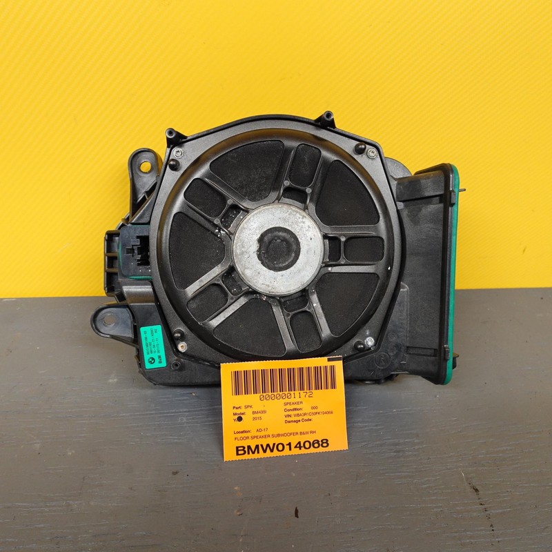 2014-2018 Bmw 435i F32 F33 F36 Floor Speaker Subwoofer B&w Right