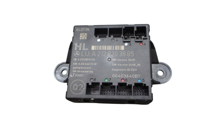 08-16 Mercedes W212 E350 C350 Rear Left Driver Side Door Control Module Oem