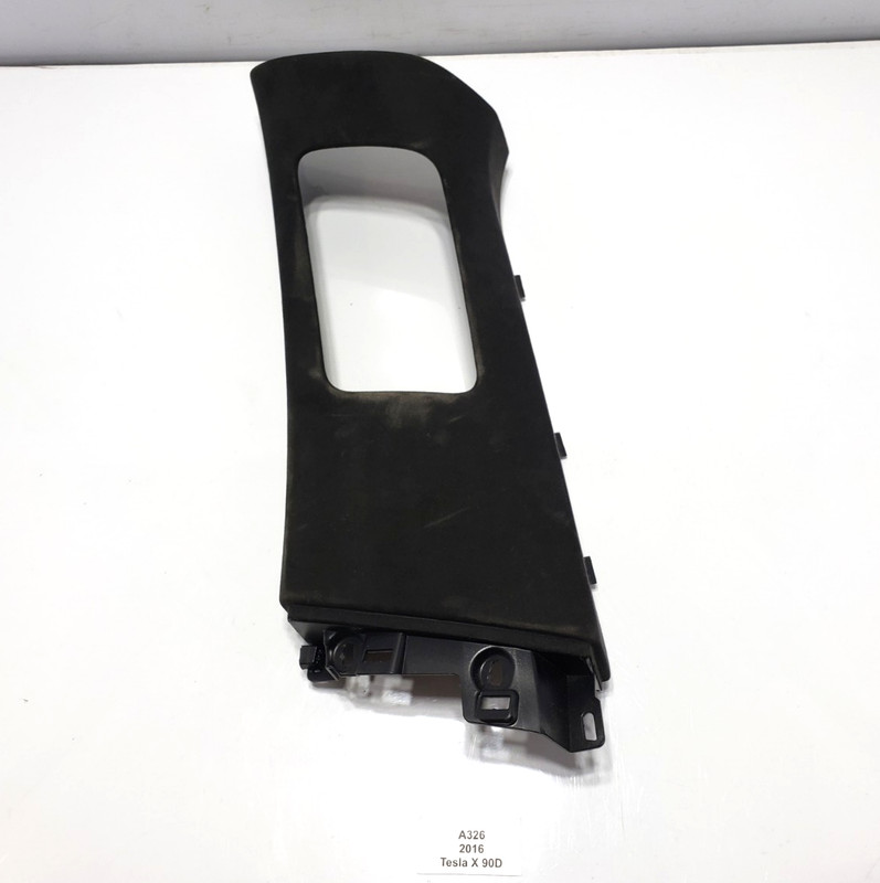 ✅ 16-20 OEM Tesla Model X Front Left Driver Side B Pillar Trim Cover Black*