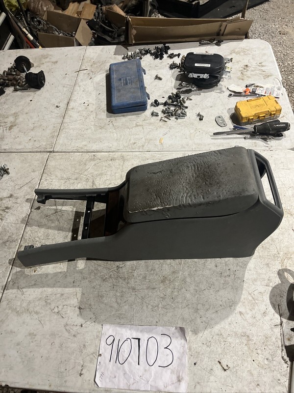 1999 Mercedes E320 Front Center Console Arm Rest Storage Factory Stock OEM
