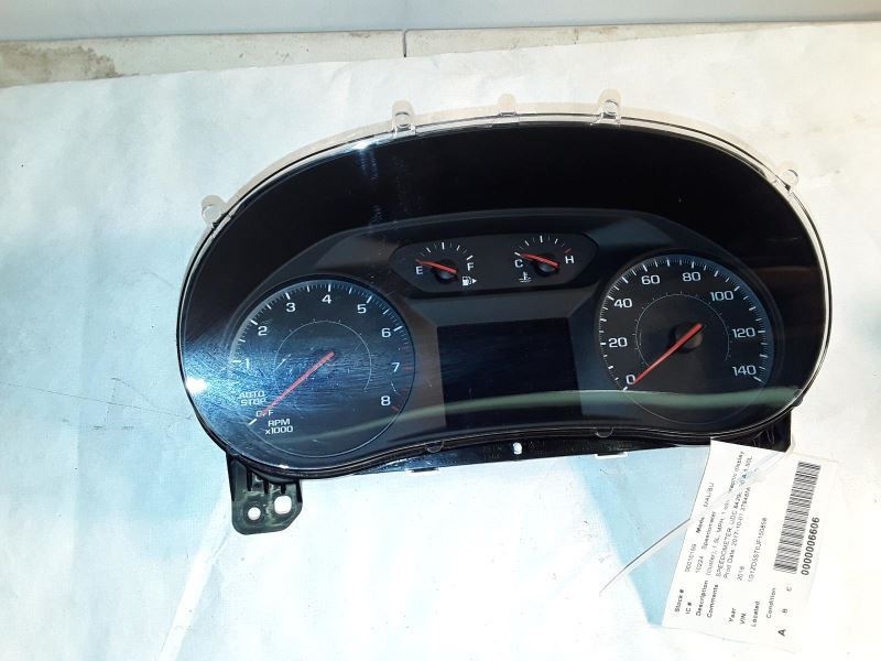 17-18 CHEVROLET MALIBU SPEEDOMETER MPH 1.5L 38K 15423