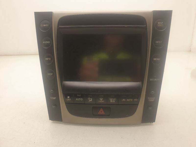 2006 LEXUS GS300 RADIO / MULTIMEDIA INFOTAINMENT DISPLAY SCREEN