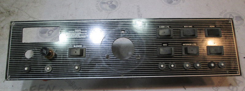 1988 Sunbird EuroSport II Boat Dash Switch Panel