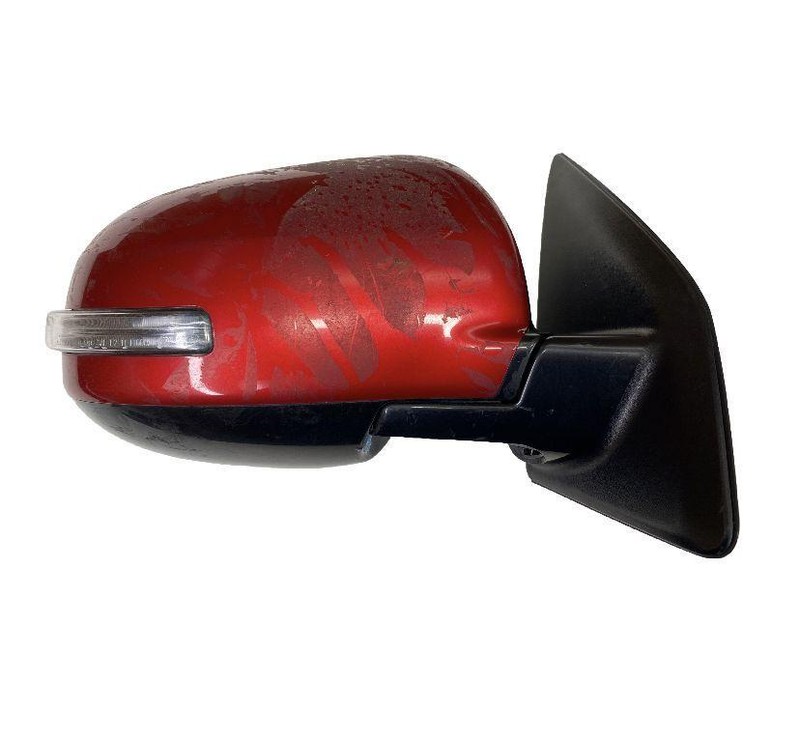 DOOR MIRROR MITSUBISHI OUTLANDER SPORT 20 RIGHT GLASS BROKEN MISSING COVER RED