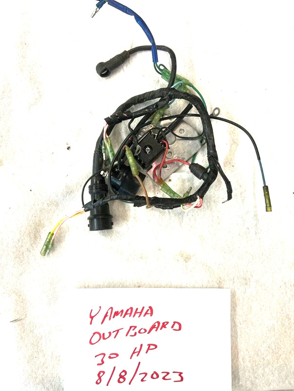 Yamaha 30 hp 3-Cylinder Outboard Wire Harness Assy 6J8-82580-00-00