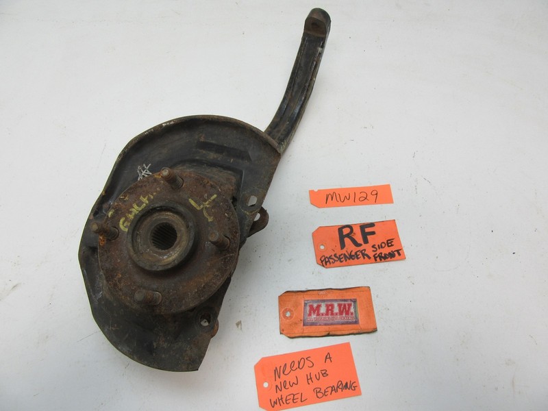 SPINDLE KNUCKLE HUB WHEEL BEARING R RH RF PASSENGER FRONT fits 94 95 96 GALANT