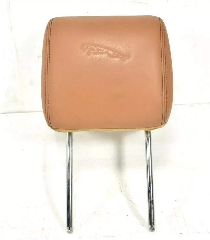 10-19 Jaguar XJ XJL X351 Front Right Passenger Side Headrest Head Rest Brown OEM