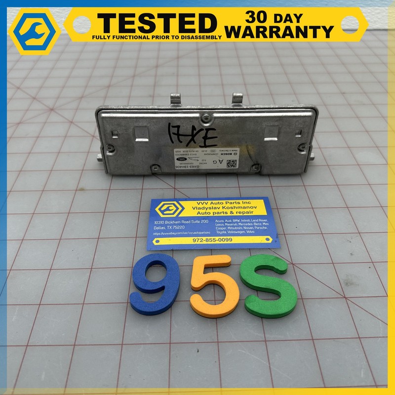 17 JAGUAR XE WINDSHIELD LANE DEPARTURE CAMERA CONTROL MODULE OEM