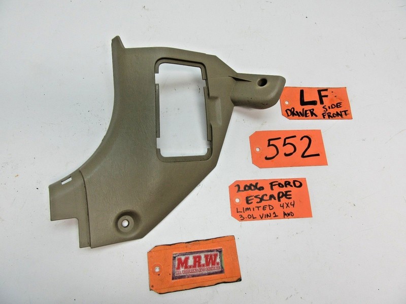 ESCAPE LEFT COWL TRIM PANEL DOOR CARPET KICK COVER FUSE 5L84-7802349-AAW TRIBUTE
