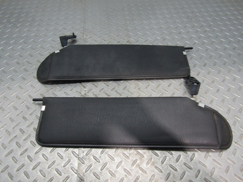 03-06 Jeep Wrangler TJ Driver & Passenger Sun Visor Set OEM Black