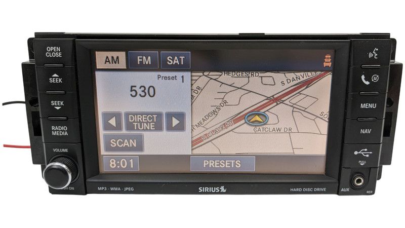 09 10 Jeep Dodge Chrysler Navigation Radio CD DVD MP3 Player P05064737AC RER