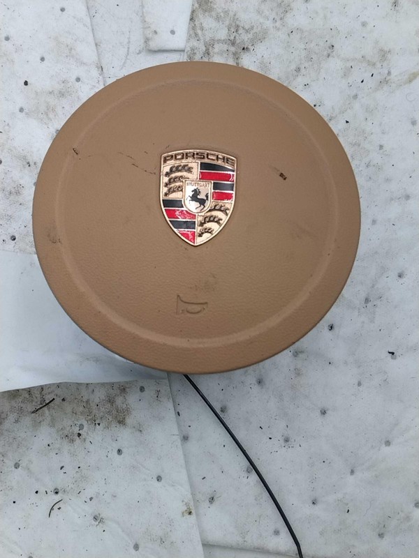 2011-2014 Porsche Cayenne Grey Steering Wheel Air Bag - Used, Front Marks