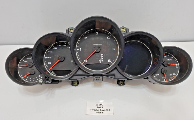 ✅ 2013-2016 OEM Porsche Cayenne 958 Diesel Instrument Cluster Speedometer Gauge