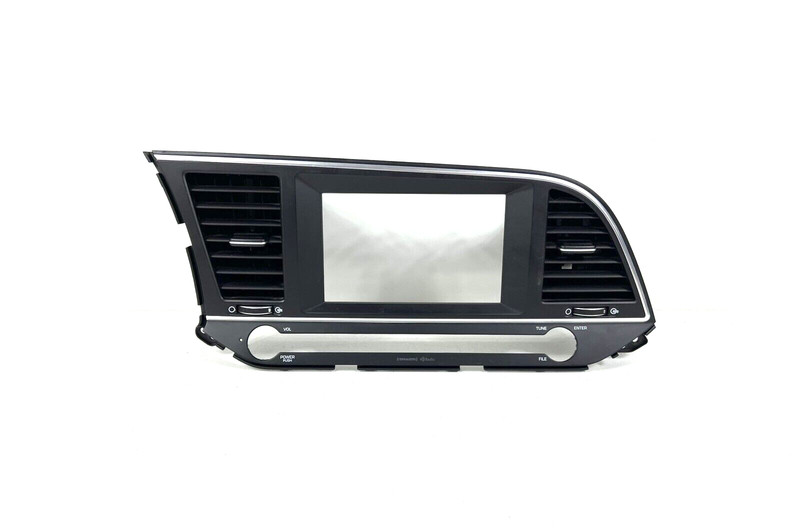 ✅ 2017 2018 HYUNDAI ELANTRA RADIO TRIM BEZEL w/ DASH VENTS # 84741-F2200 *BLACK