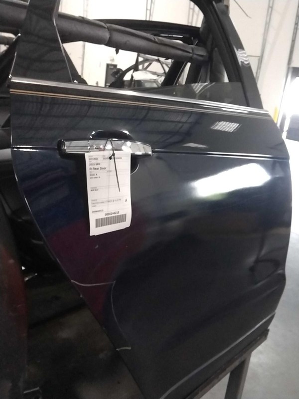 2015 Cadillac SRX Rear Right Door Blue OEM Used 109K Mileage 576487