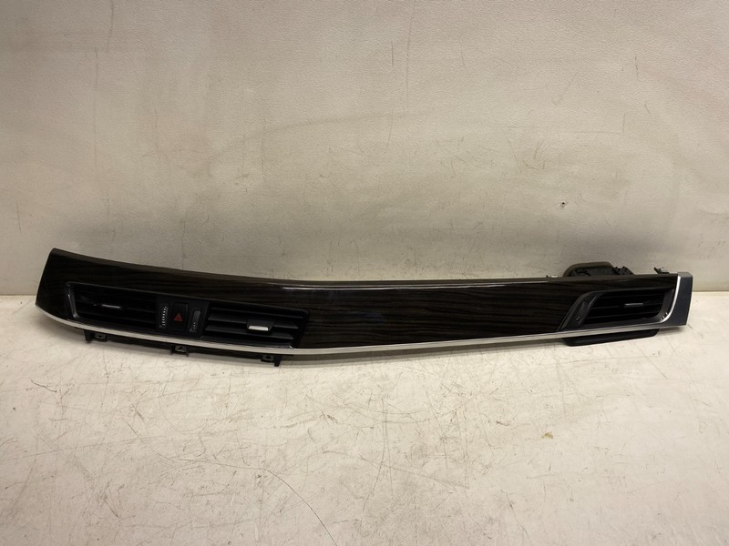 2016-2019 BMW X1 CENTER AND RIGHT SIDE DASH HVAC HEATER VENT TRIM BEZEL WOOD OEM