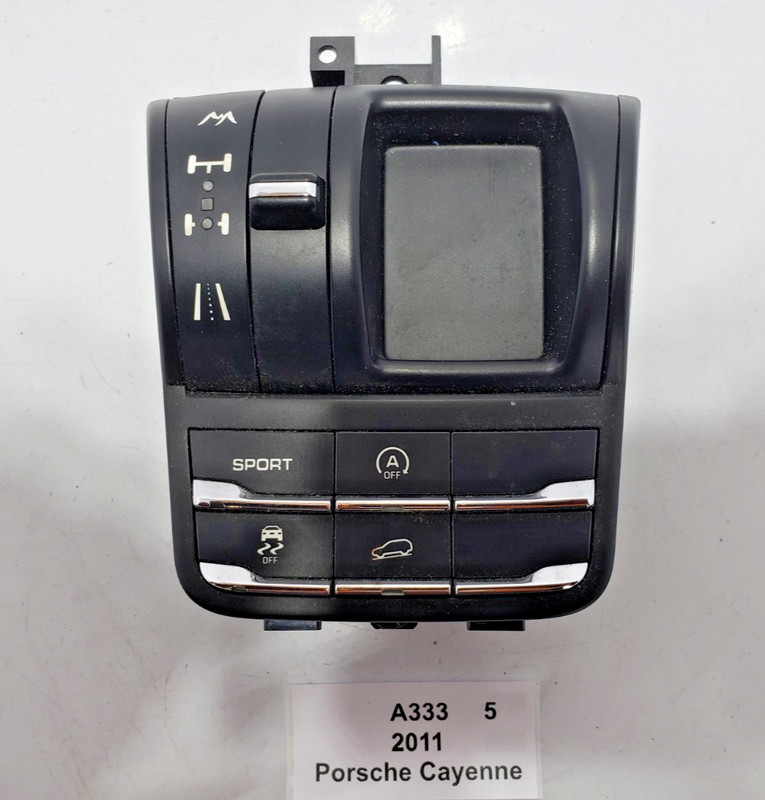 ✅ 11-14 OEM Porsche Cayenne 958 Console Suspension Mode Selector Switch Panel*