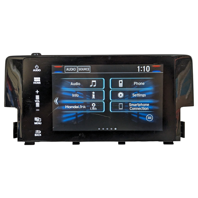 2016-2017 HONDA CIVIC RADIO DISPLAY WITH RECEIVER W/ RADIO SECURITYCODE