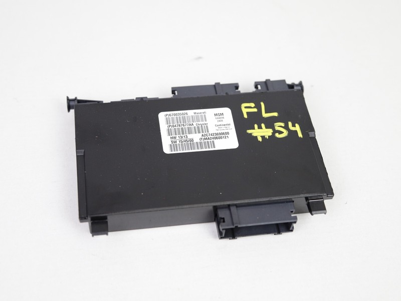 Maserati Ghibli Front Left Seat Control Module OEM 670035026 2014-20224