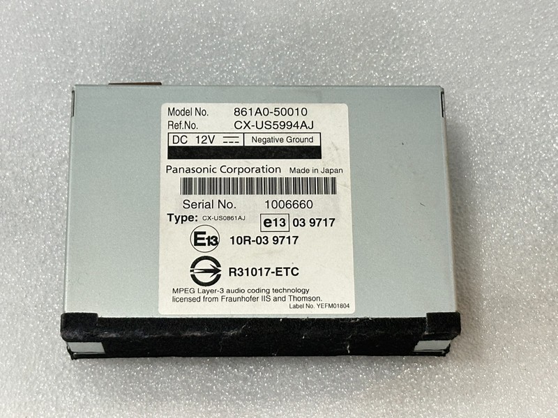 2012 LEXUS LS460 MULTIMEDIA INTERFACE CONTROL MODULE 861A0-50010 OEM 09 10 11 12