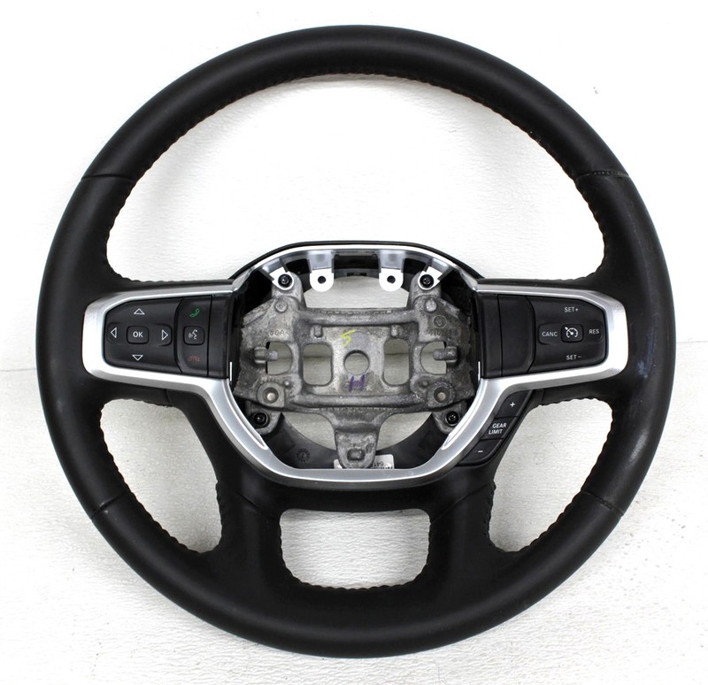 OEM Ram 1500 Leather Steering Wheel 5YK252X7AF Surface Marks