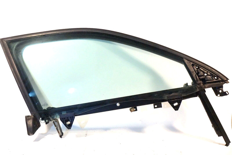 02 03 04 05 AUDI A4 B6 FRONT RIGHT PASSENGER DOOR WINDOW GLASS SHELL FRAME OEM