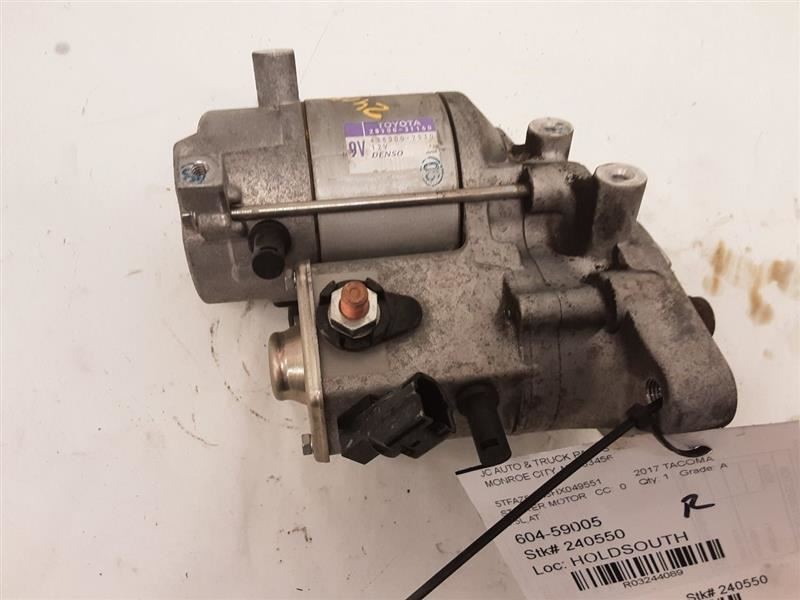 Starter Motor 6 Cylinder 2GRFKS Engine Fits 16-19 TACOMA 3244089