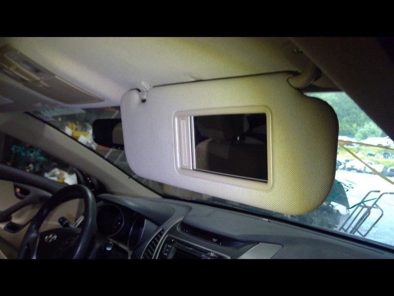Passenger Sun Visor Sedan Without Sunroof Fits 14-16 ELANTRA 1622140