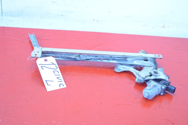 12-15 HONDA CIVIC COUPE FRONT LEFT DRIVER DOOR WINDOW REGULATOR W/ MOTOR OEM