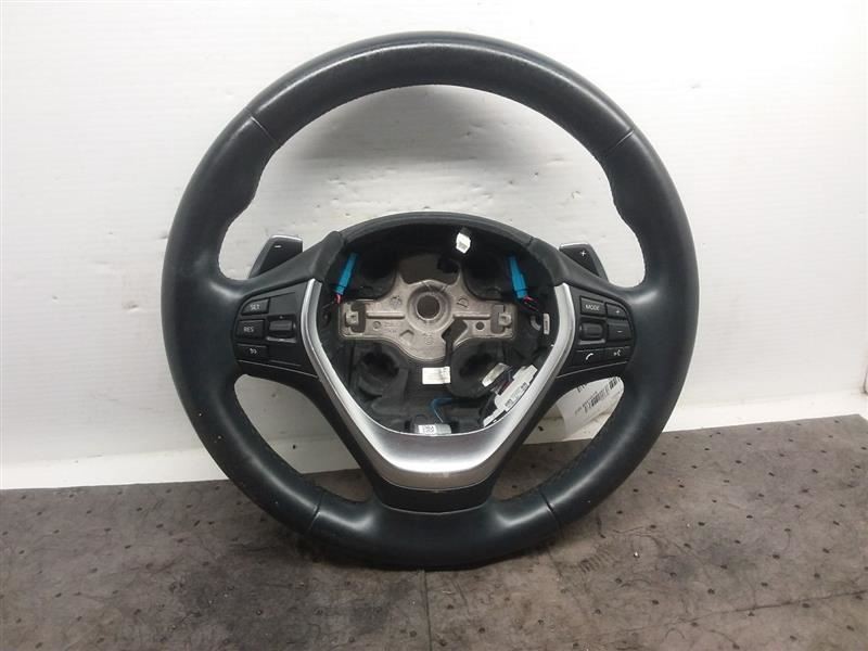 Steering Wheel Black Paddle Shift Fits 340I GT 2014 2015 2016 2017 2018 767660