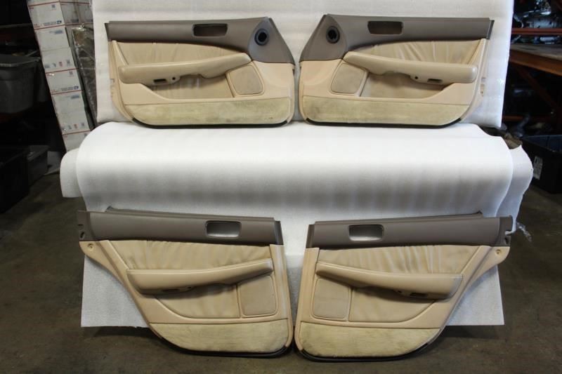 1990 1991 1992 1993 1994 LEXUS LS400 FRONT REAR DOOR TRIM PANELS SET LA00 TAN