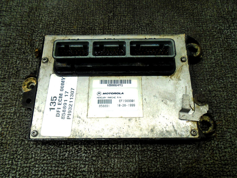 PROPULSION CONTROL MODULE ECU ECM 858891 17 MERCURY MARINE DFI OUTBOARD 135HP #1