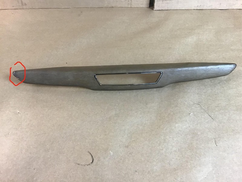 11-12 Fisker Karma 2012 Dash Dashboard Center Bezel Trim Cover Panel Wood :Y