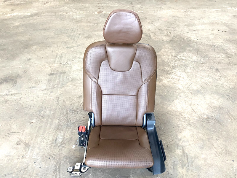 16-22 VOLVO XC90 REAR LEFT SEAT 3RD ROW SEAT MAROON BROWN OEM #A0.14