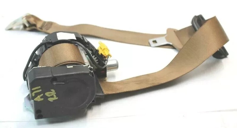 07-13 Mercedes W221 S450 S63 AMG Rear Right Side Seat Belt Retractor Beige OEM
