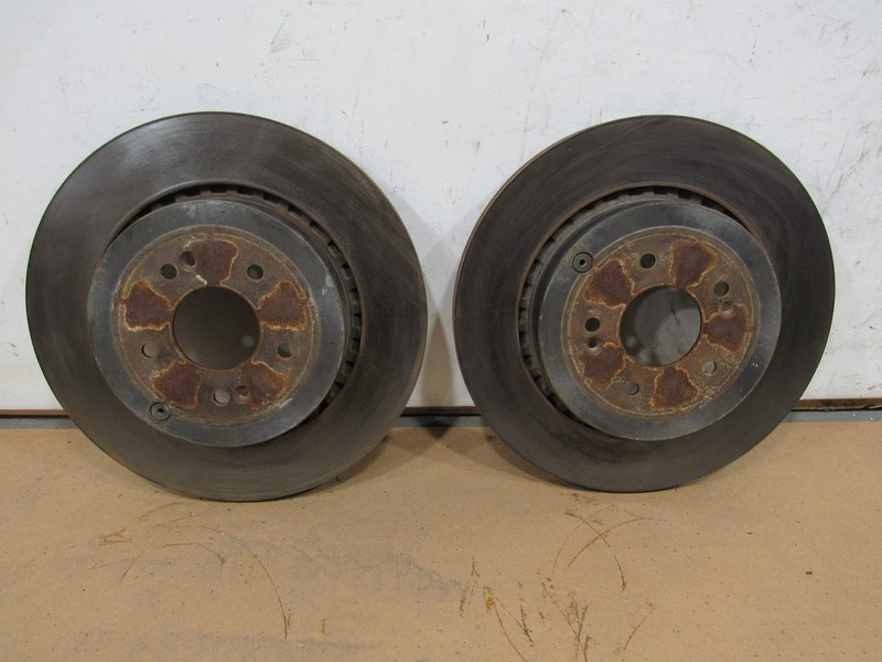 18-23 Kia Stinger GT1 2019 3.3L RWD Rear Left Right Brake Disc Rotor Set Pair |