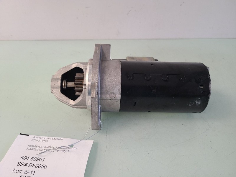 Starter Motor Fits 14-18 BMW 320i 591836