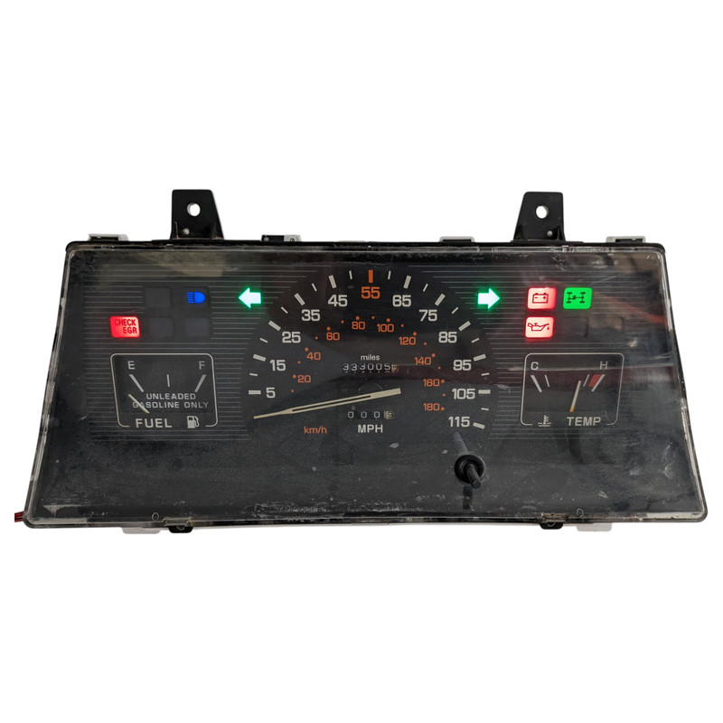 91-92 Mitsubishi Mighty Max Dodge Ram Instrument Speedometer Gauge Cluster 333K