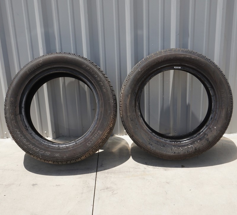 2 Used Tire P255/55r18 Pirelli Scorpion As Plus 3 109 V 9/32